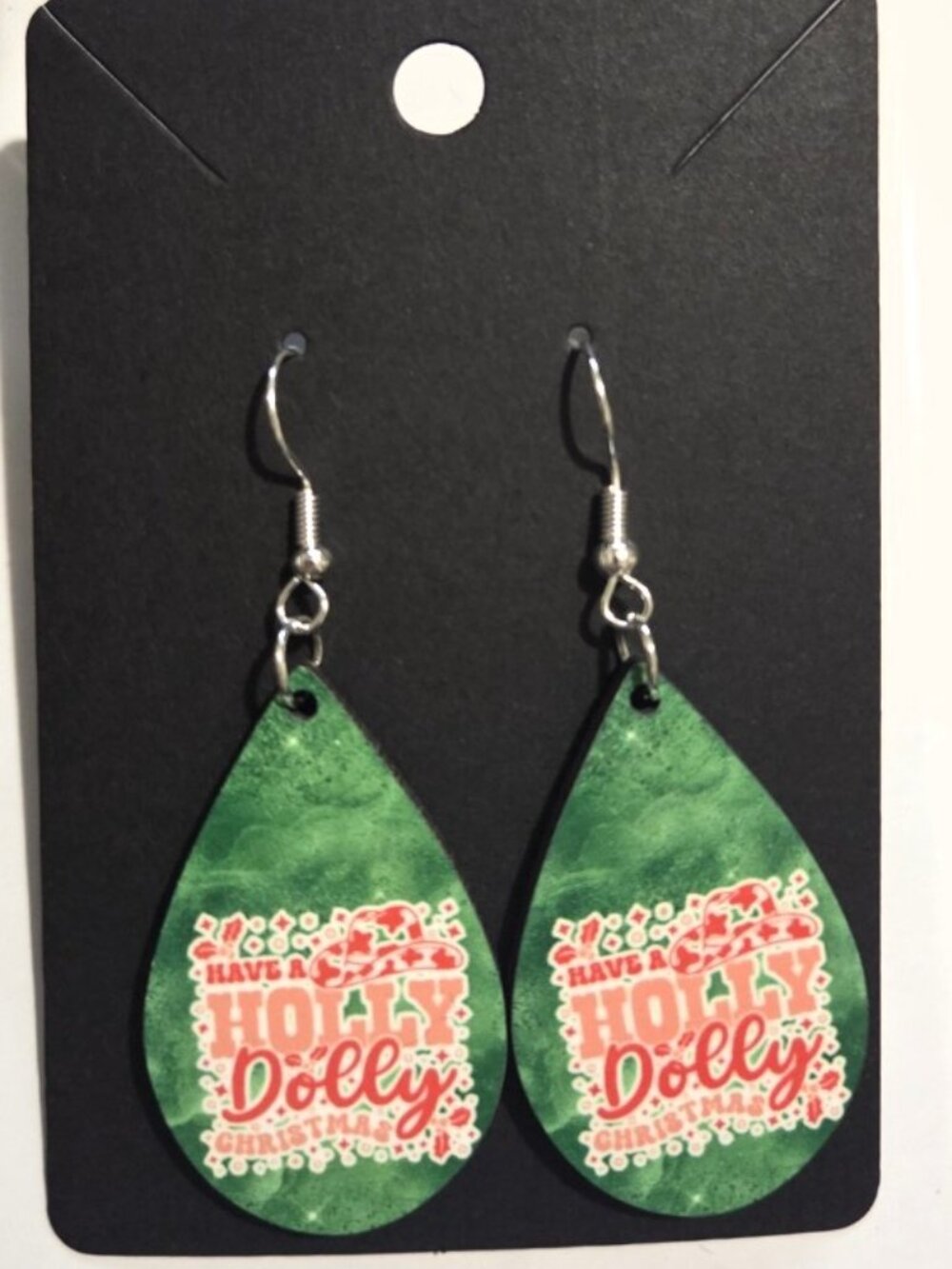 Dolly Parton Earrings: Christmas